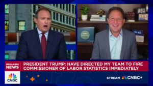 Trump weak for firing BLS chief...
